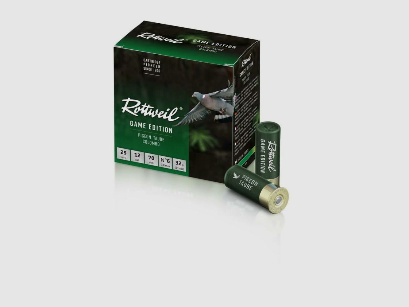 Rottweil 32g Game Duif 2,8mm 100STK 12/70