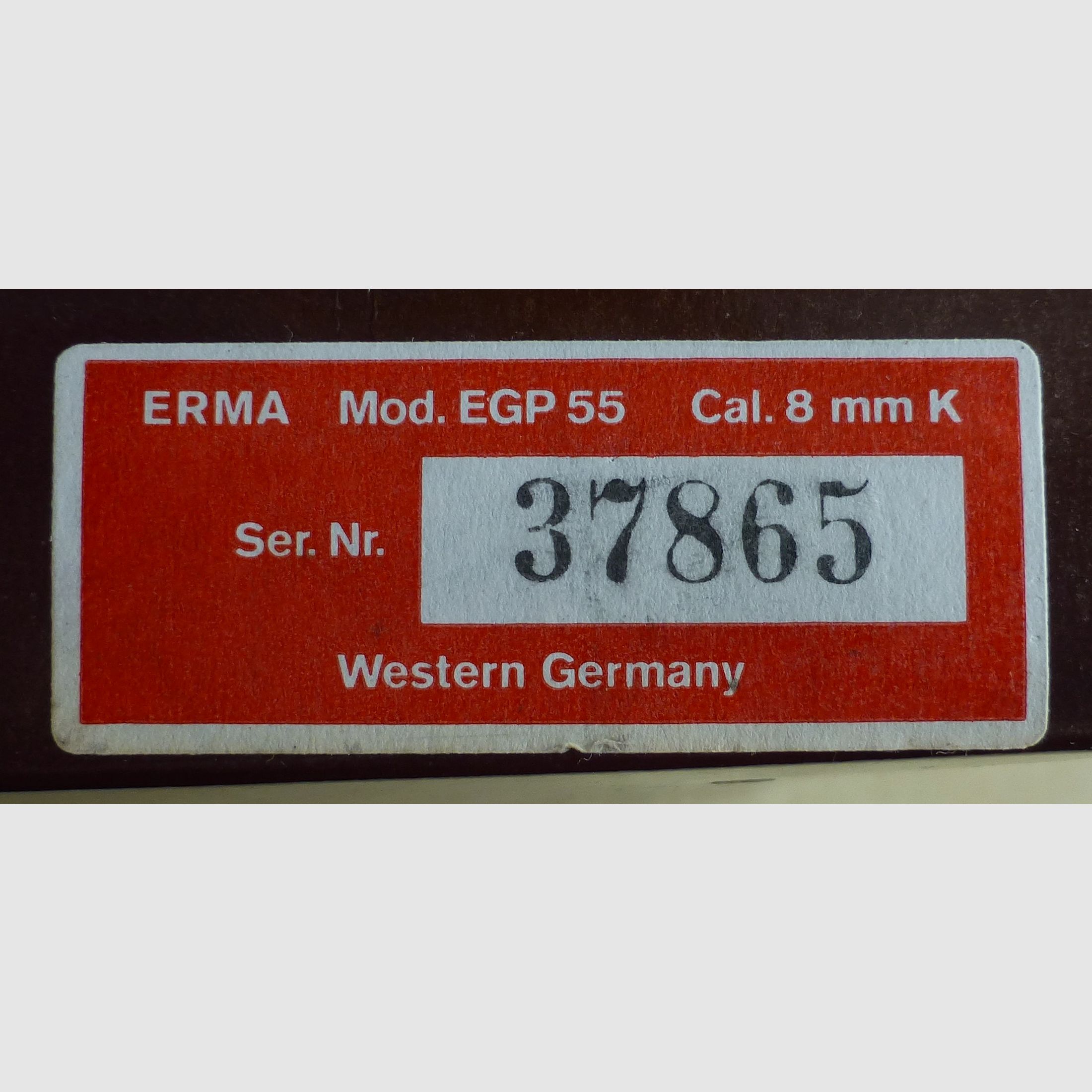 ERMA EGP 55 inkl. Abschußbecher, Kaliber 8mm K