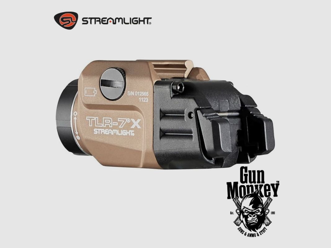Streamlight TLR-7 HL-X tactical flashlight, FDE color, image 2 of 2