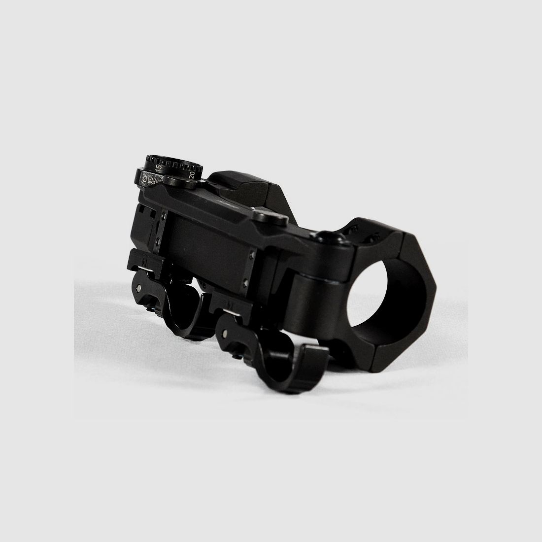 ERATAC block mount with adjustable forward tilt, quick release lever ø 34 mm + 20 mm height (0-20 mrad forward tilt), 351 g