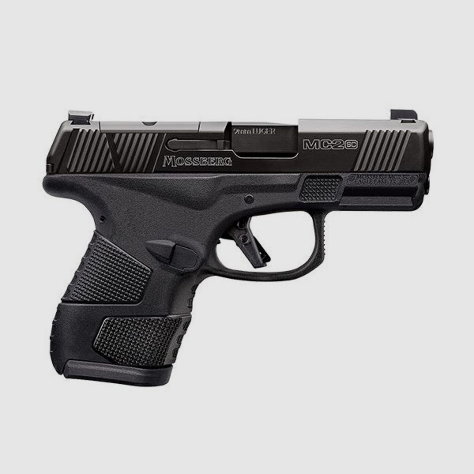 Mossberg MC2sc Optic-Ready Black 3.4" (4 inches) Truglo 9mm Luger