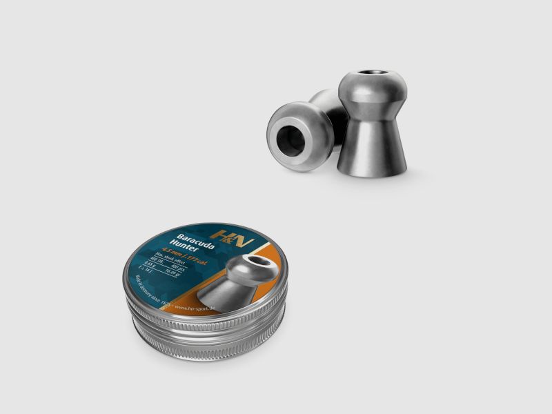 H&N – DIABOLO BARACUDA HUNTER Billes pour Air Comprimé, image 1 sur 3