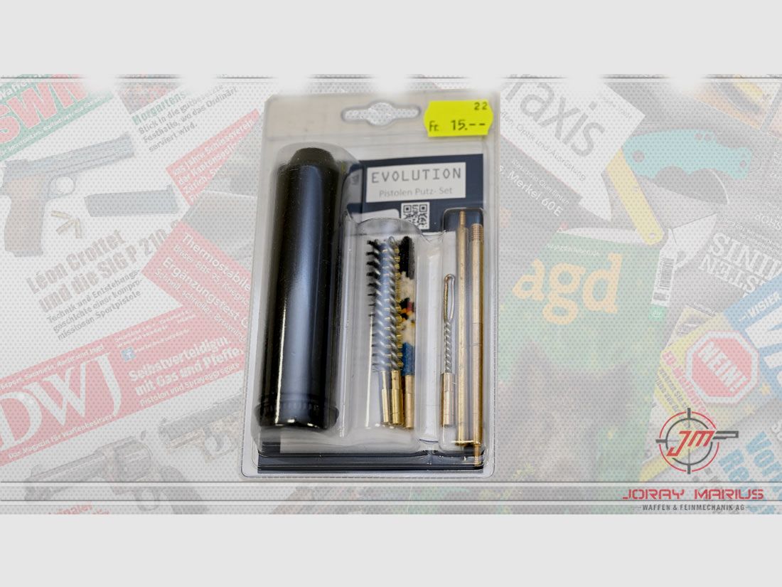Evolution cleaning kit for pistol .22lr