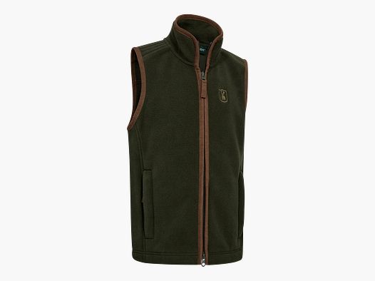Youth Cumbria Fleece Vest - Forest Ember - Clothing Size Children: 140