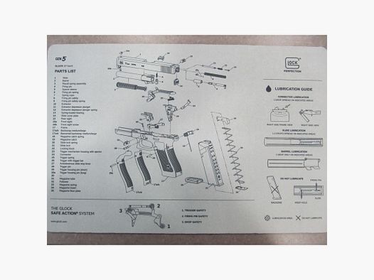 GLOCK MATE DE TRABAJO GEN5