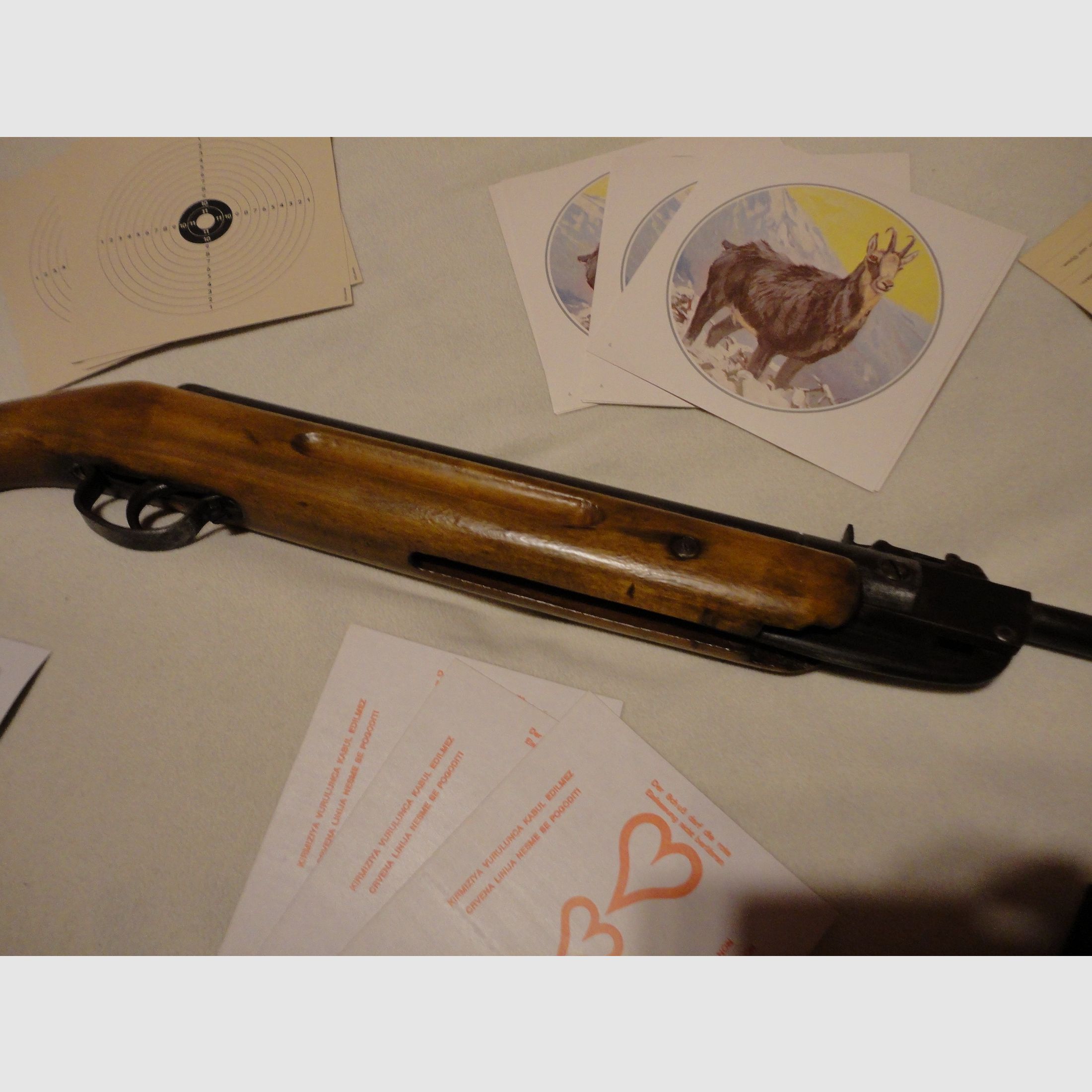  Luftgewehr KRICO Kriegeskorte Kal.177/4,5mm + Zubehör