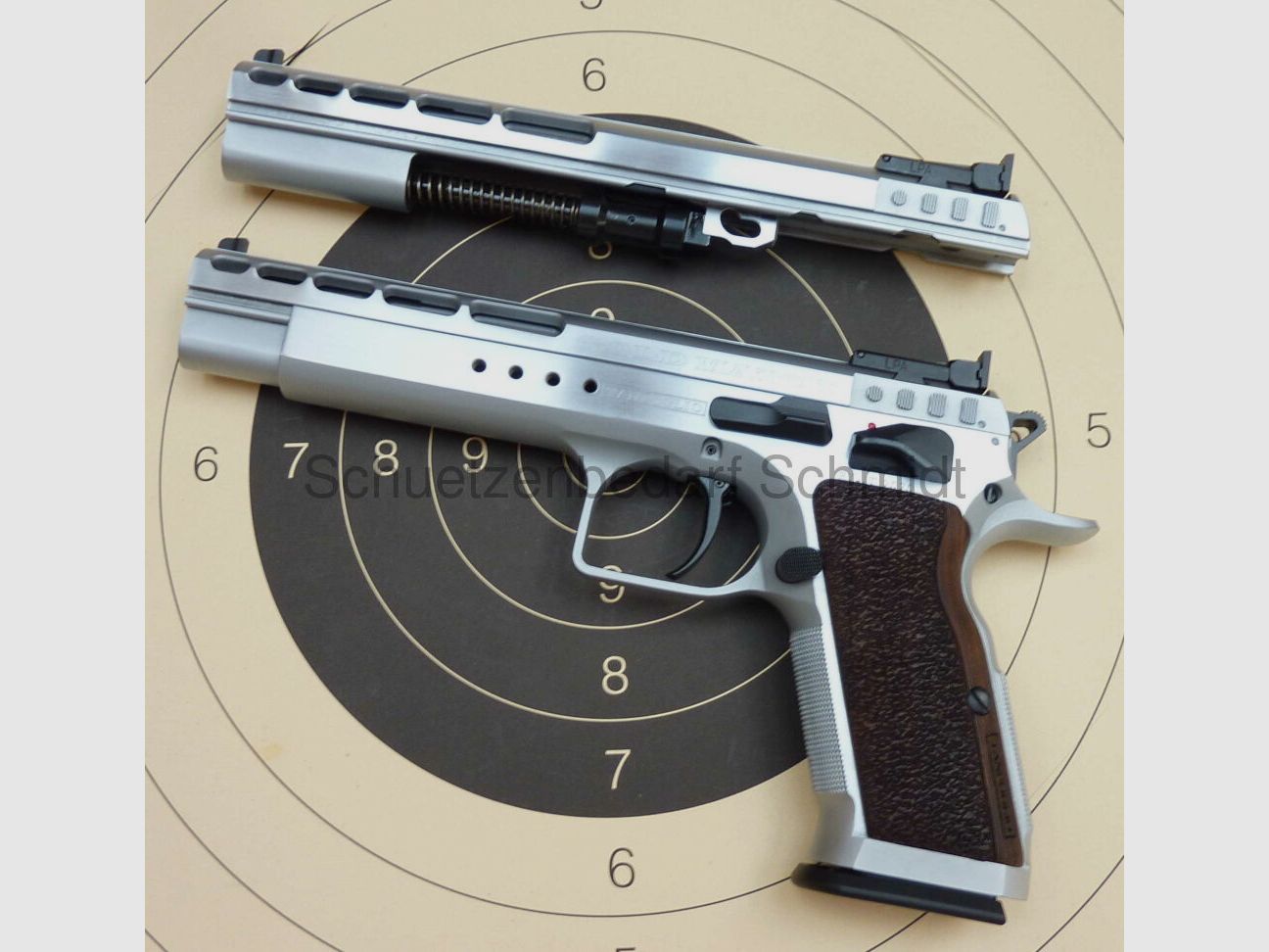 Tanfoglio Gold Match Combo, 6 - Zoll .45ACP + WS 9mm Para