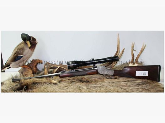 Fucile a blocco Stoermer con canna ottagonale 6,5x68R