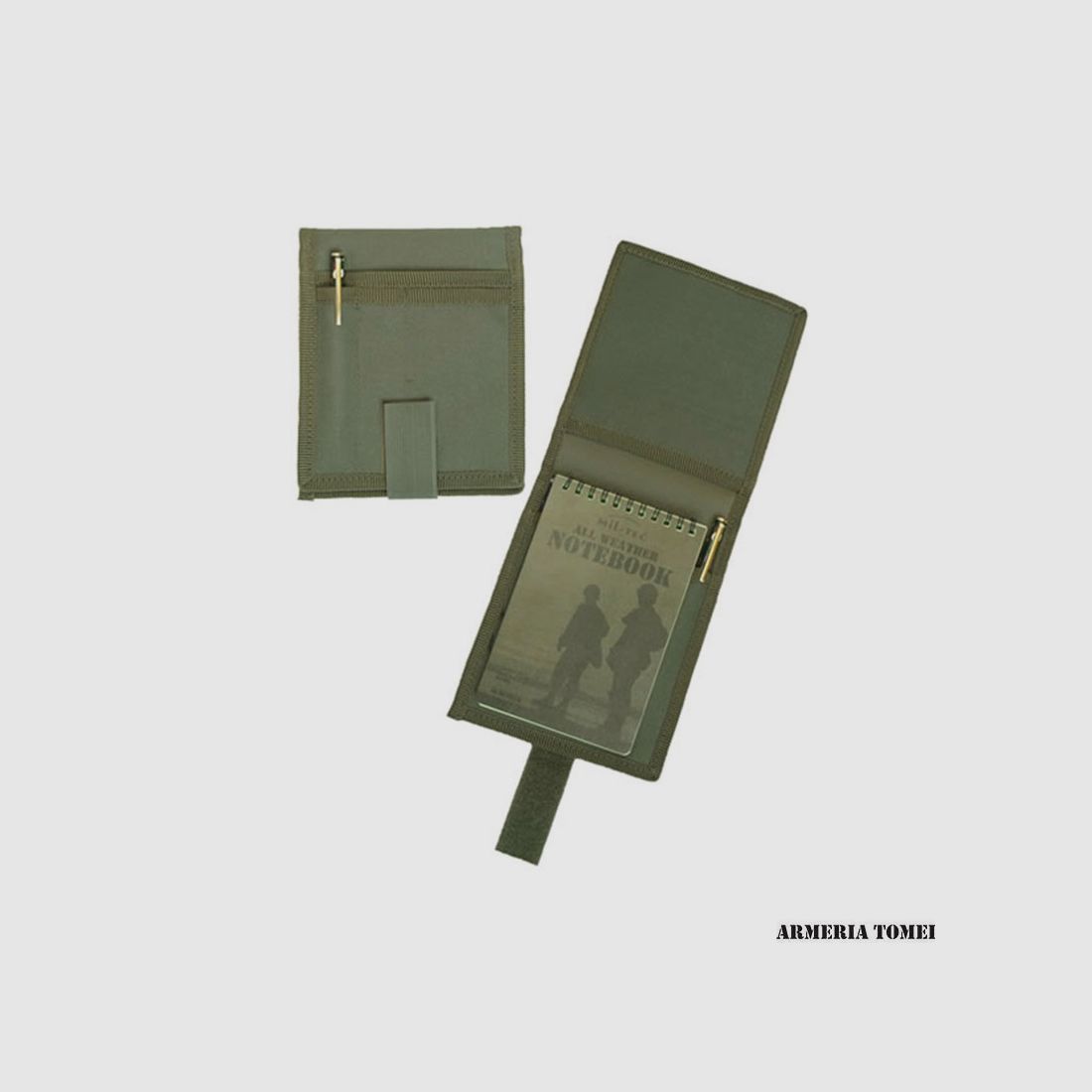 MIL-TEC – PORTE-NOTER ET CRAYONS/ STYLOS