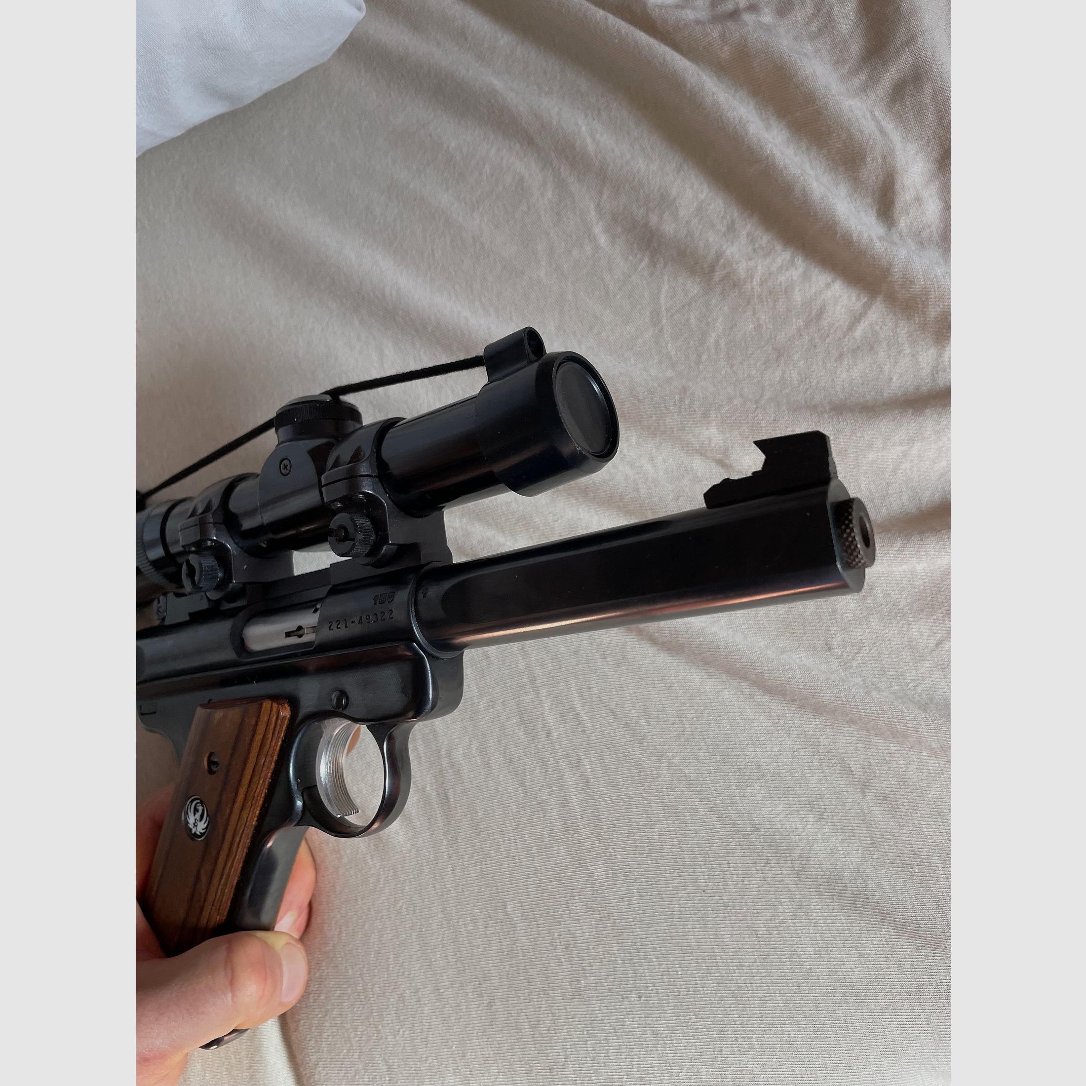 Ruger MK 512 - Sportpistole mit Zielfernrohr - 22lfb