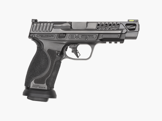 S&W Pistool M&P 9 M2.0 9 x 19 Zwart Metaal HD, Performance Center, Competitor, voorzicht