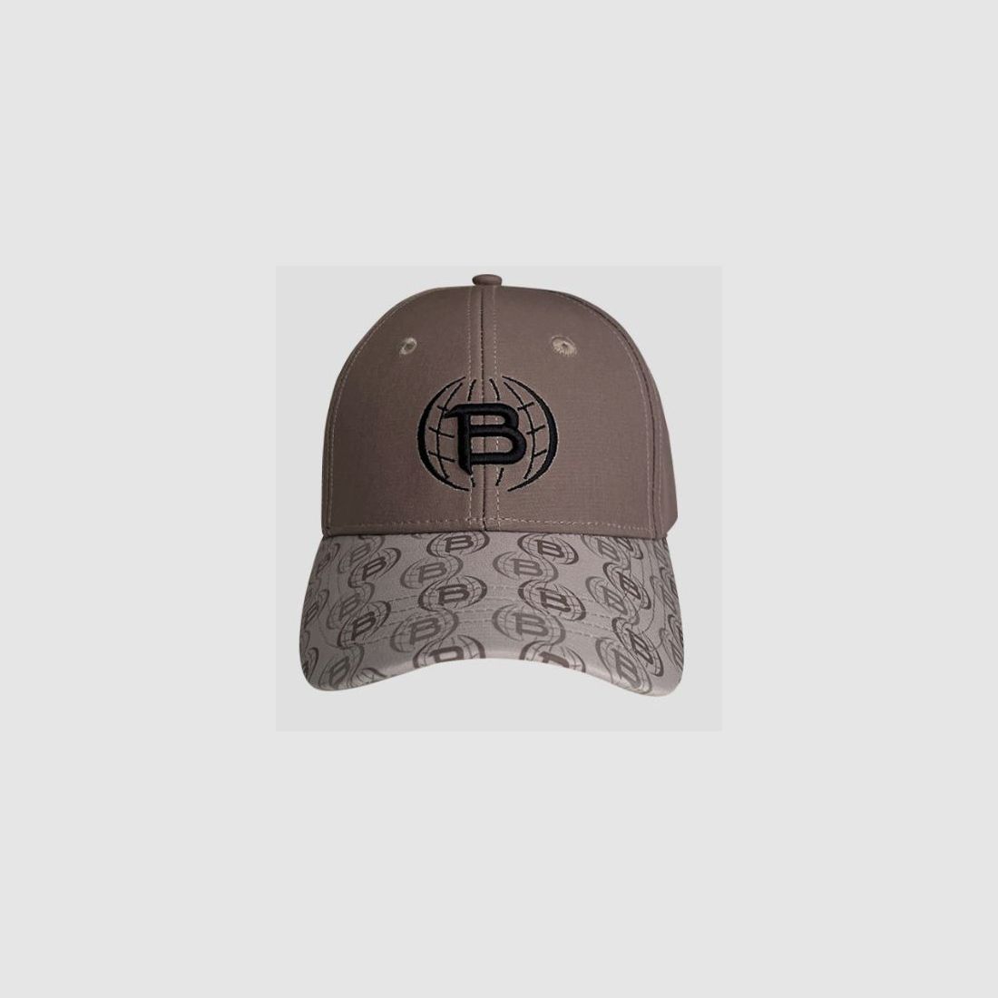 Cappello Bitrabi in hellbraun mit Logo auf dem Schirm, Bild 2 von 4