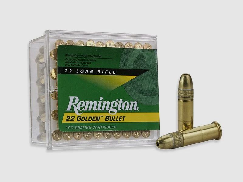 Remington Golden Bullet .22 LR 36GR BPHP 100 cartridges