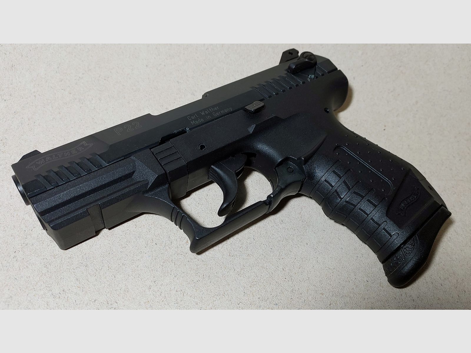 Walther P22 Schreckschuss Pistole 9mm P.A.K. schwarz (PTB 778)