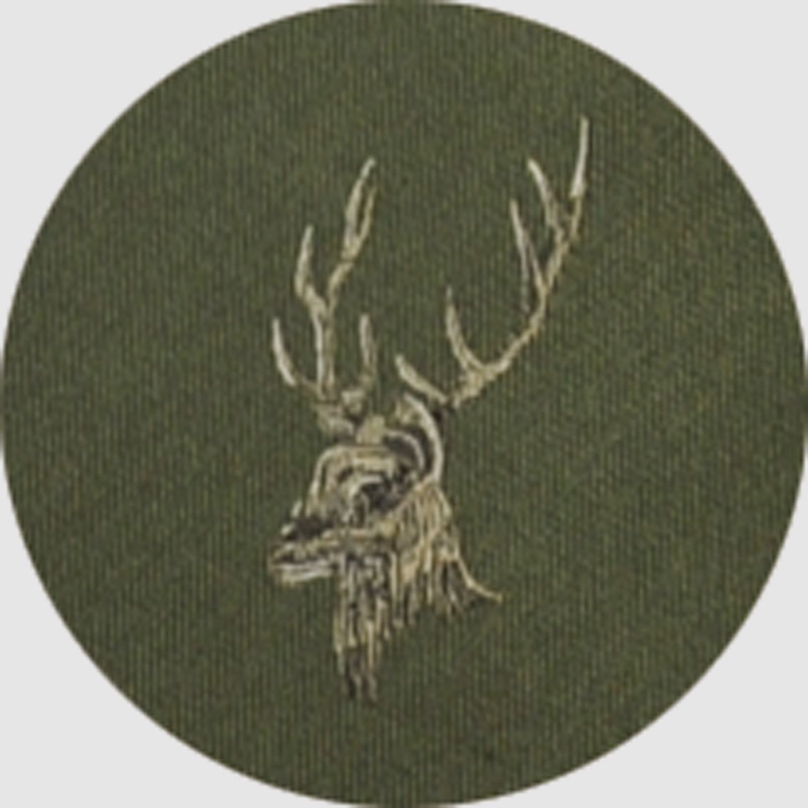 Cravate verte avec bois de cerf, image 2 sur 2
