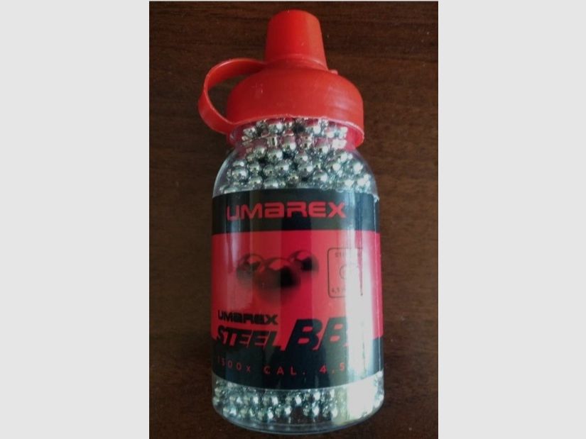 Umarex 1500 Stück 4,5mm bb Stahl- Kugeln (kostenloser Versand) 