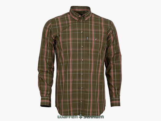 Foresta shirt olijf - geruit