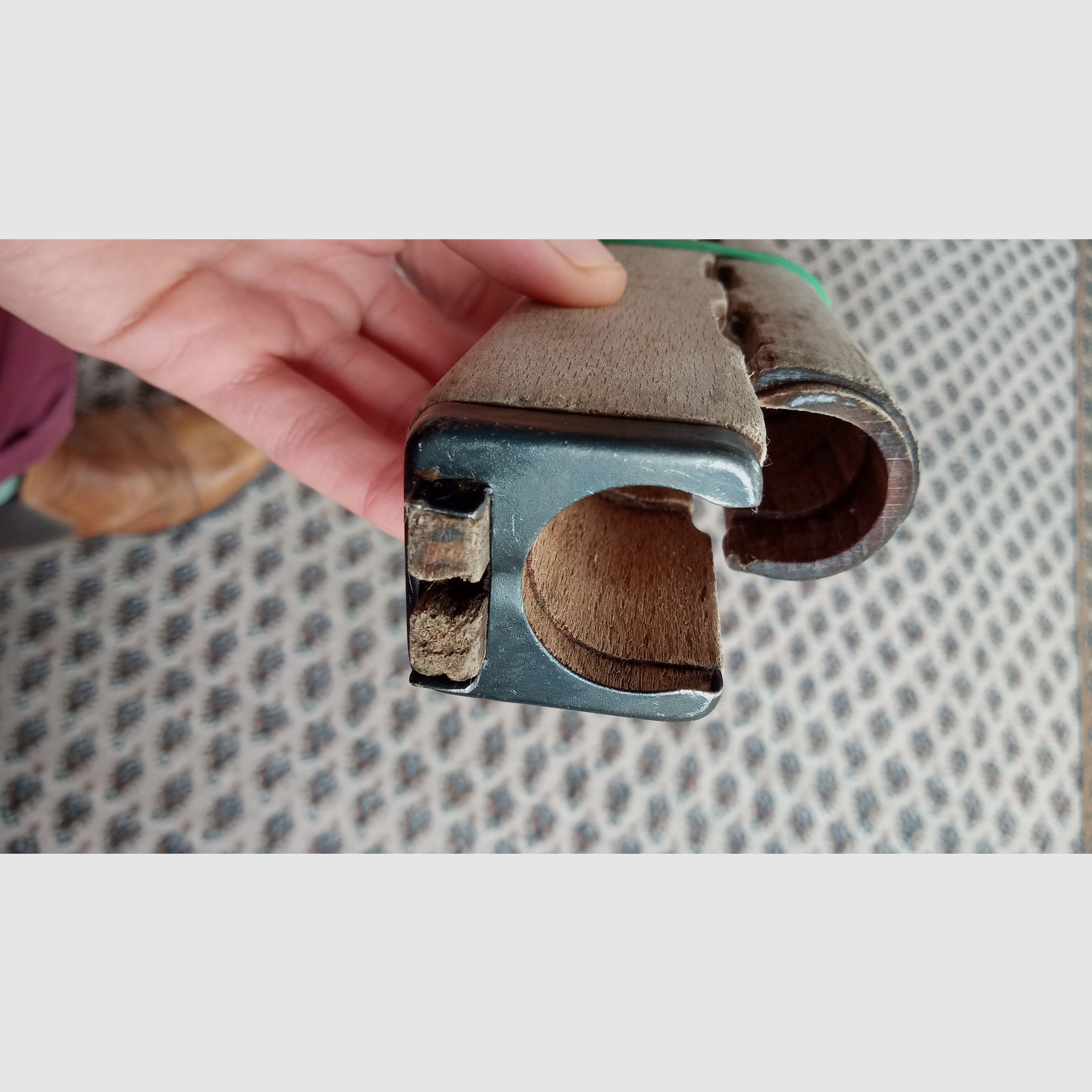 #4 Protector de manos M70 fantasmal / Zastava Yugo AK guardamanos incluido Steel Ferrule  // probablemente también adecuado para LCT