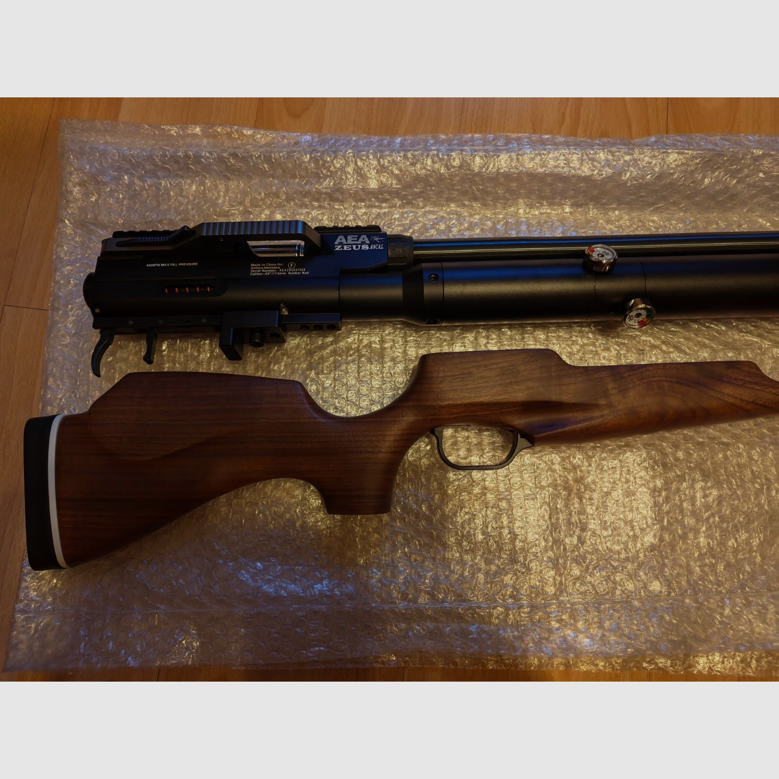 GoGun AEA Zeus F-Serie air rifle / PCP rifle | caliber .68 | like new & never used!