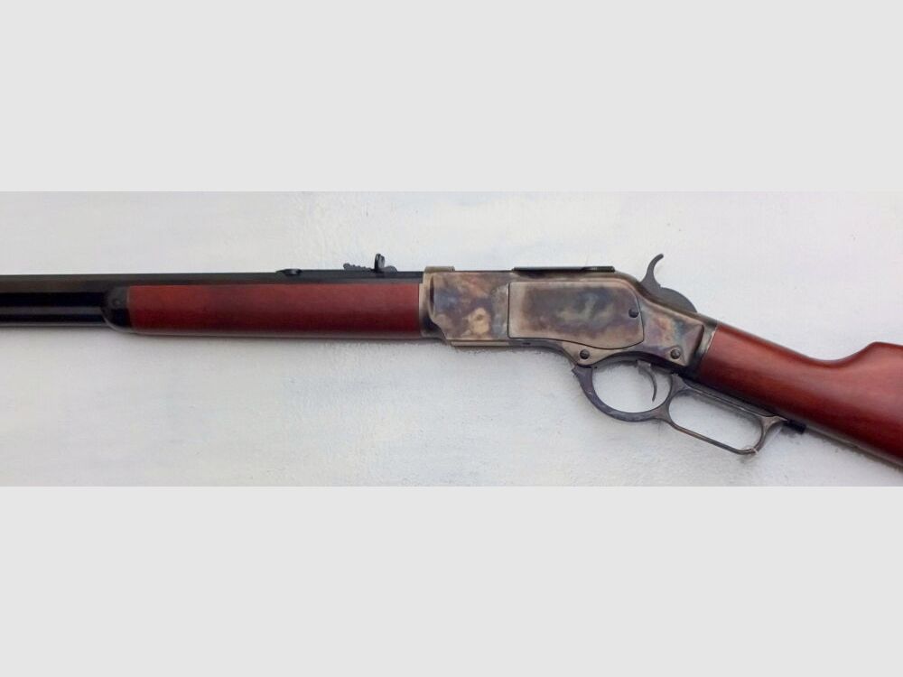 UBERTI ITALY UBERTI Type Winchester 1873 Short Rifle octagonal barrel 20, image 6 of 8