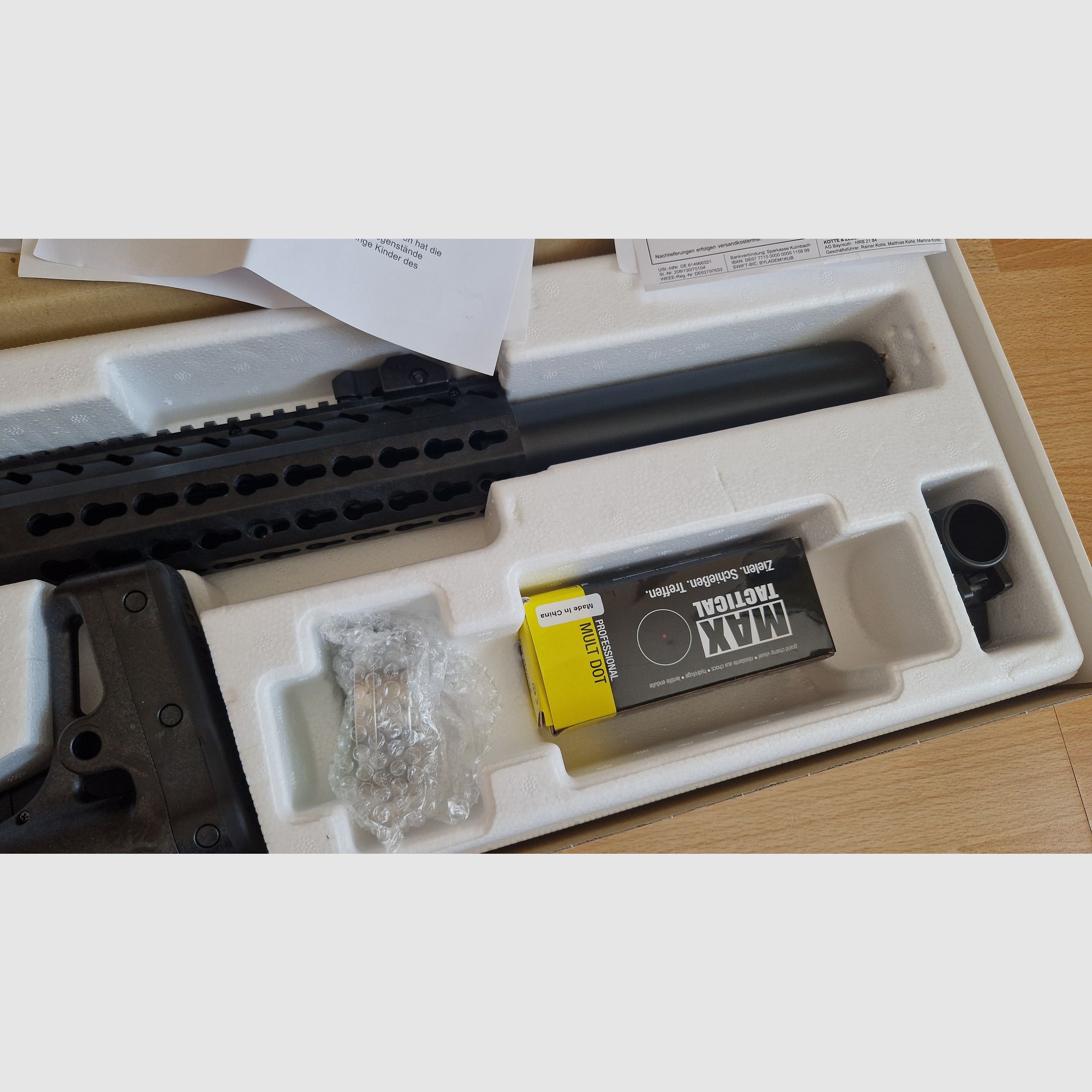 Sig Sauer MCX 4,5mm Diabolo Co2 Gewehr, komplett OVP nie benutzt mit Rechnung vom 12.2023