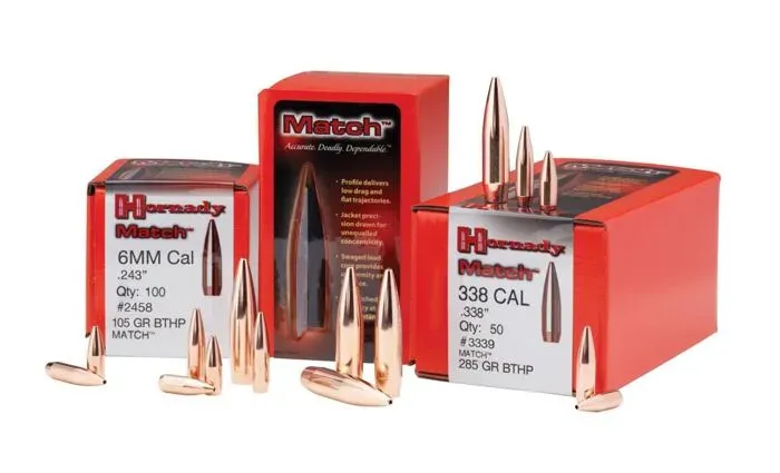 Balle Hornady 6.5mm 140gr BTHP Match (100)