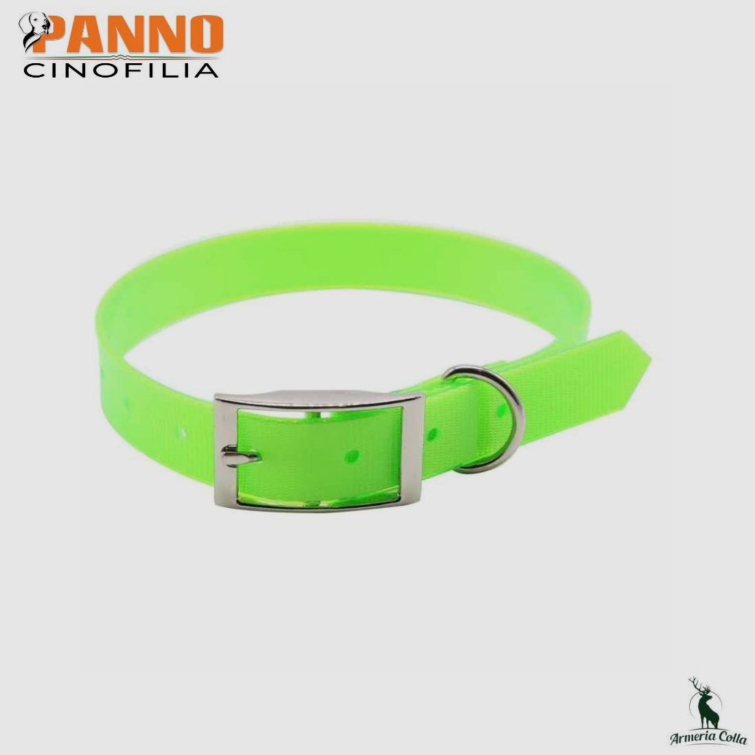 Hundeführer Tuch Halsband hohe Sichtbarkeit Grün Gr. 55×2.5cm