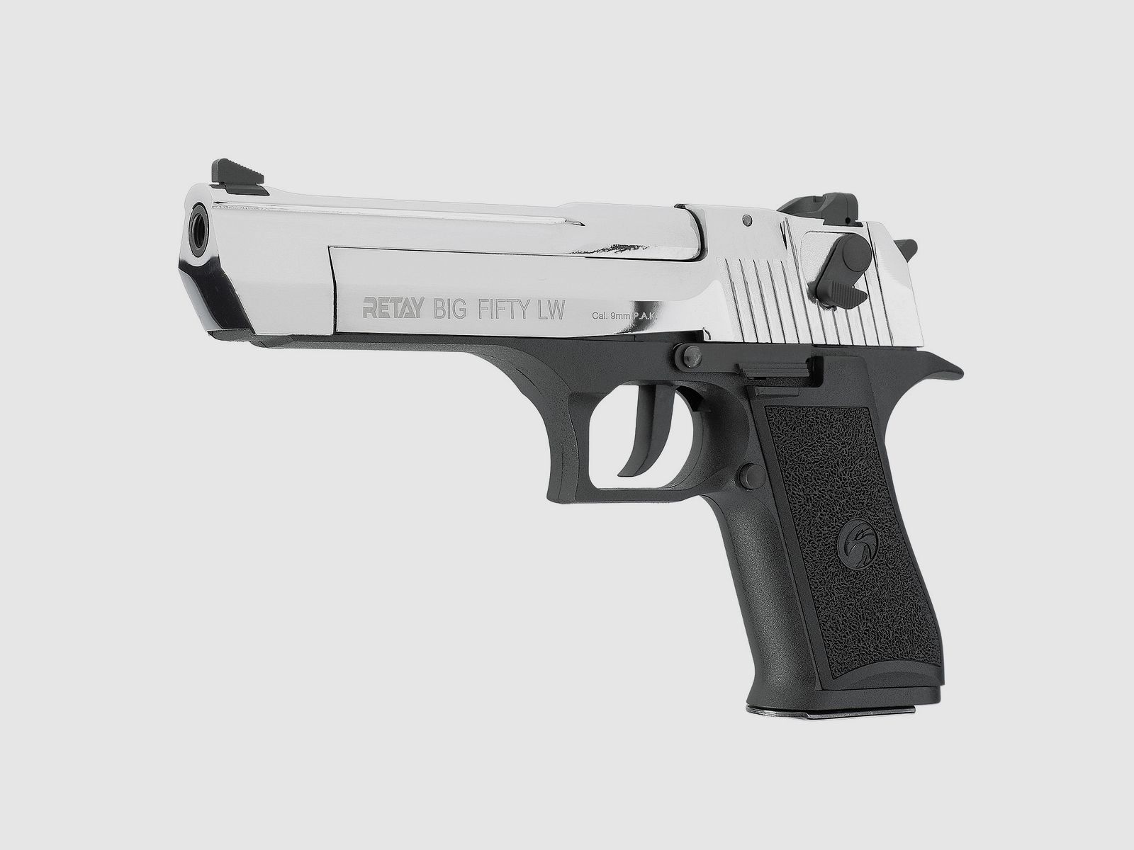 Retay Big Fifty LW Chrome 9mm P.A.K., afbeelding 2 van 2