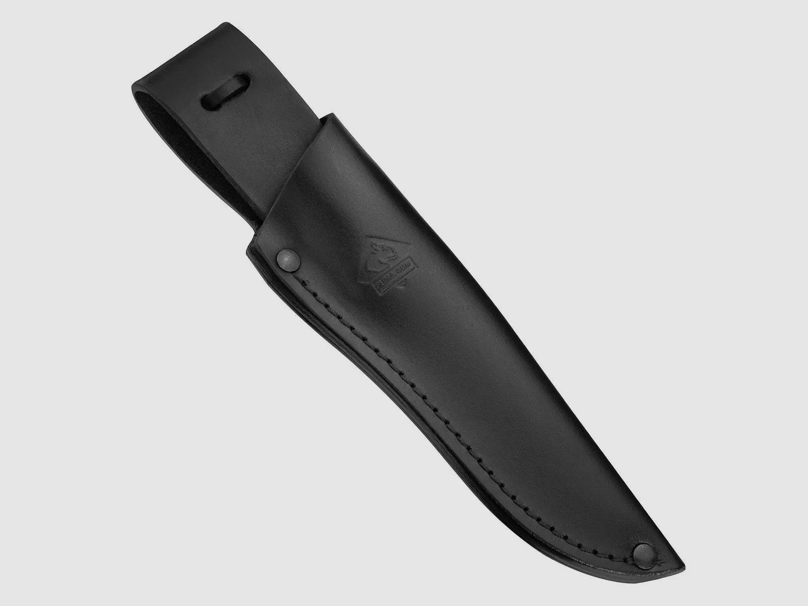 Black leather sheath for PUMA SGB Wildcat and SGB Hunters Friend