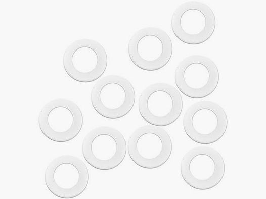 Gunsmith Acc., White Spacers (12/PKG.)