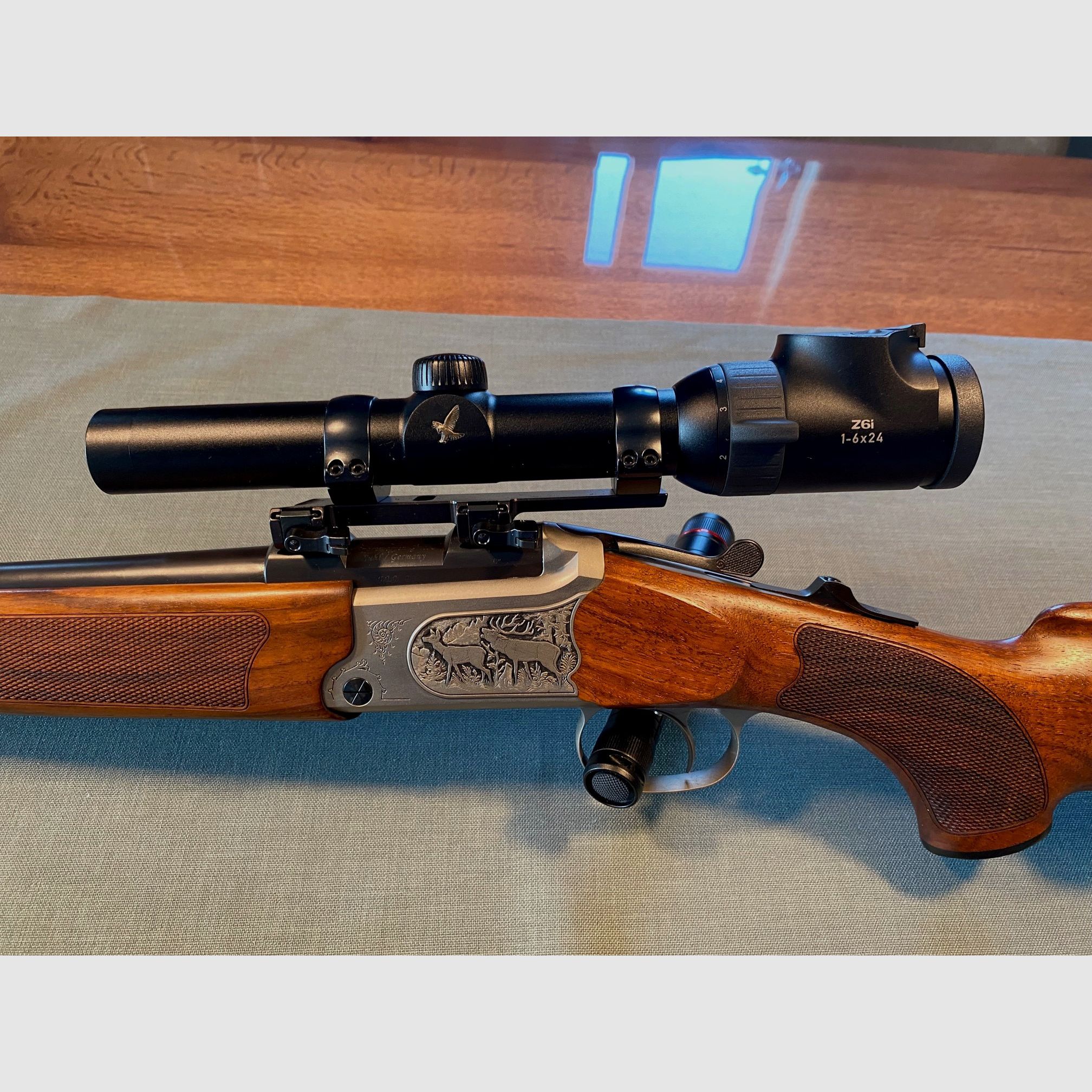 Double rifle BDB Merkel B3 - 9.3x74R - Swarovski Z6i