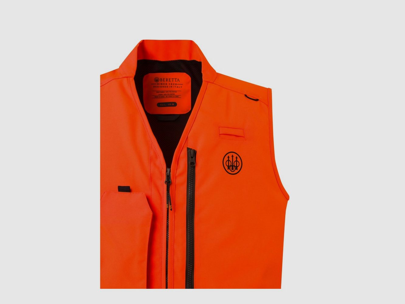 Chaleco resistente a espinas naranja alta visibilidad, imagen 3 de 5