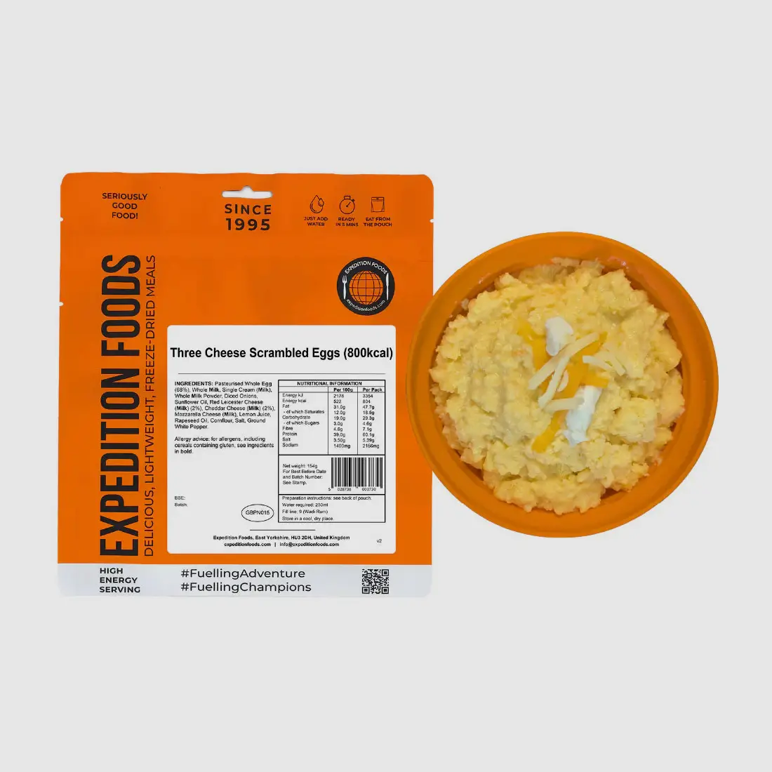 Three Cheese Scrambled Eggs (800 kcal) [Vegetarian & Gluten Free], Bild 3 von 4