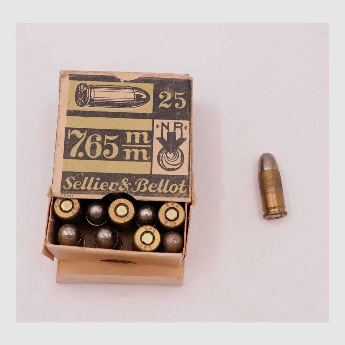 Sellier & Bellot CZ Pistolenmunition 7,65mmBrowning/.32ACP