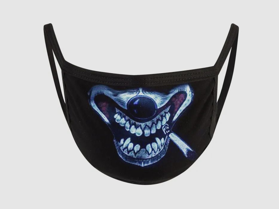 Mund-Nase-Abdeckung / Community Maske - Smoking Clown