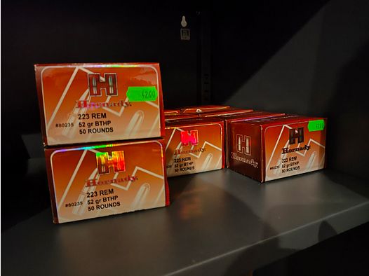 .223 Rem. Hornady BTHP Match 52 grs.