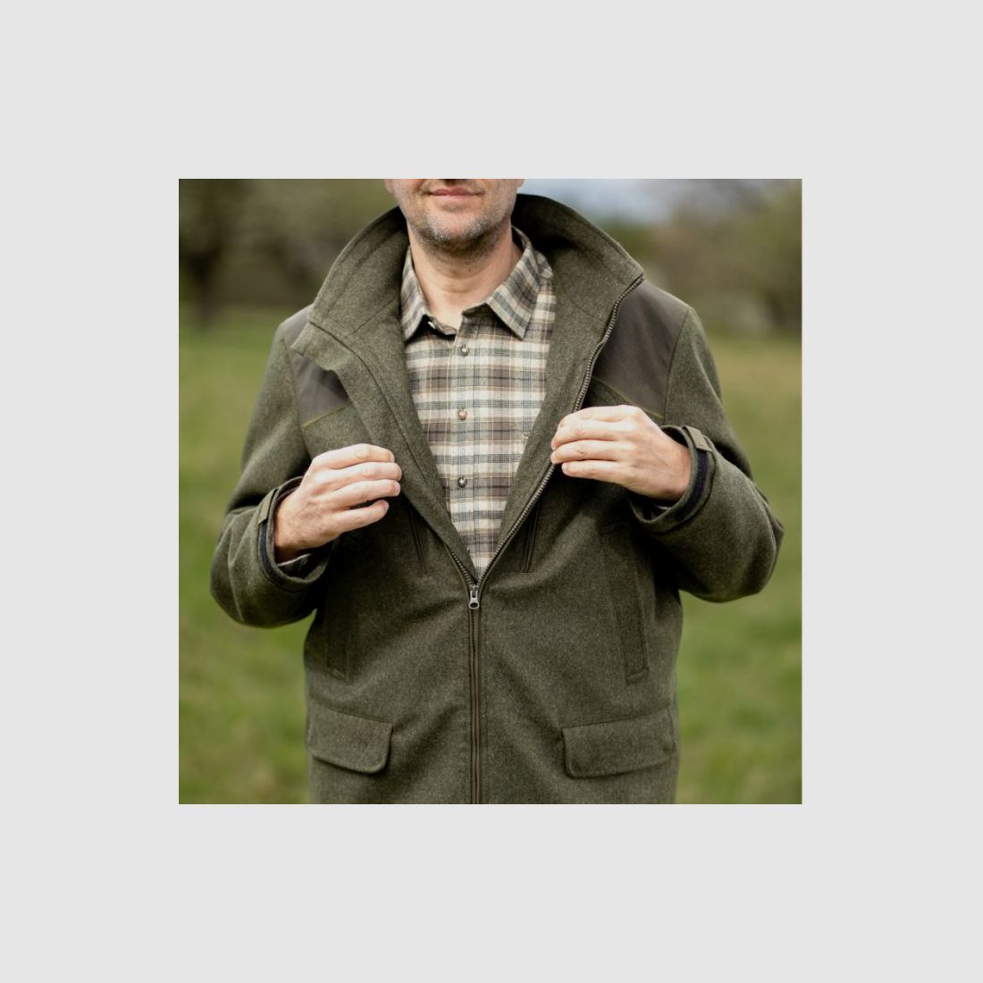 Kettner H-Lodenjacke mit Schulterbesatz, Bild 9 von 22