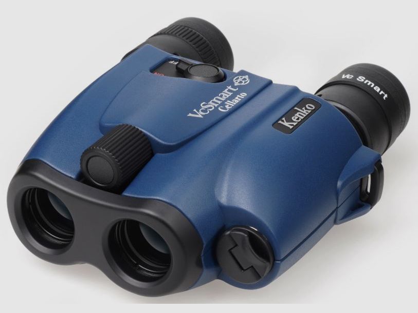 Lornetka Kenko Kenko VC-Smart 12x21 Cellarto niebieska z stabilizatorem obrazu