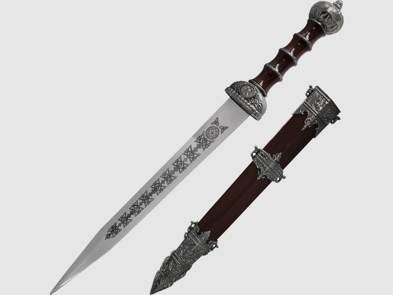 Roman gladius dagger with sheath