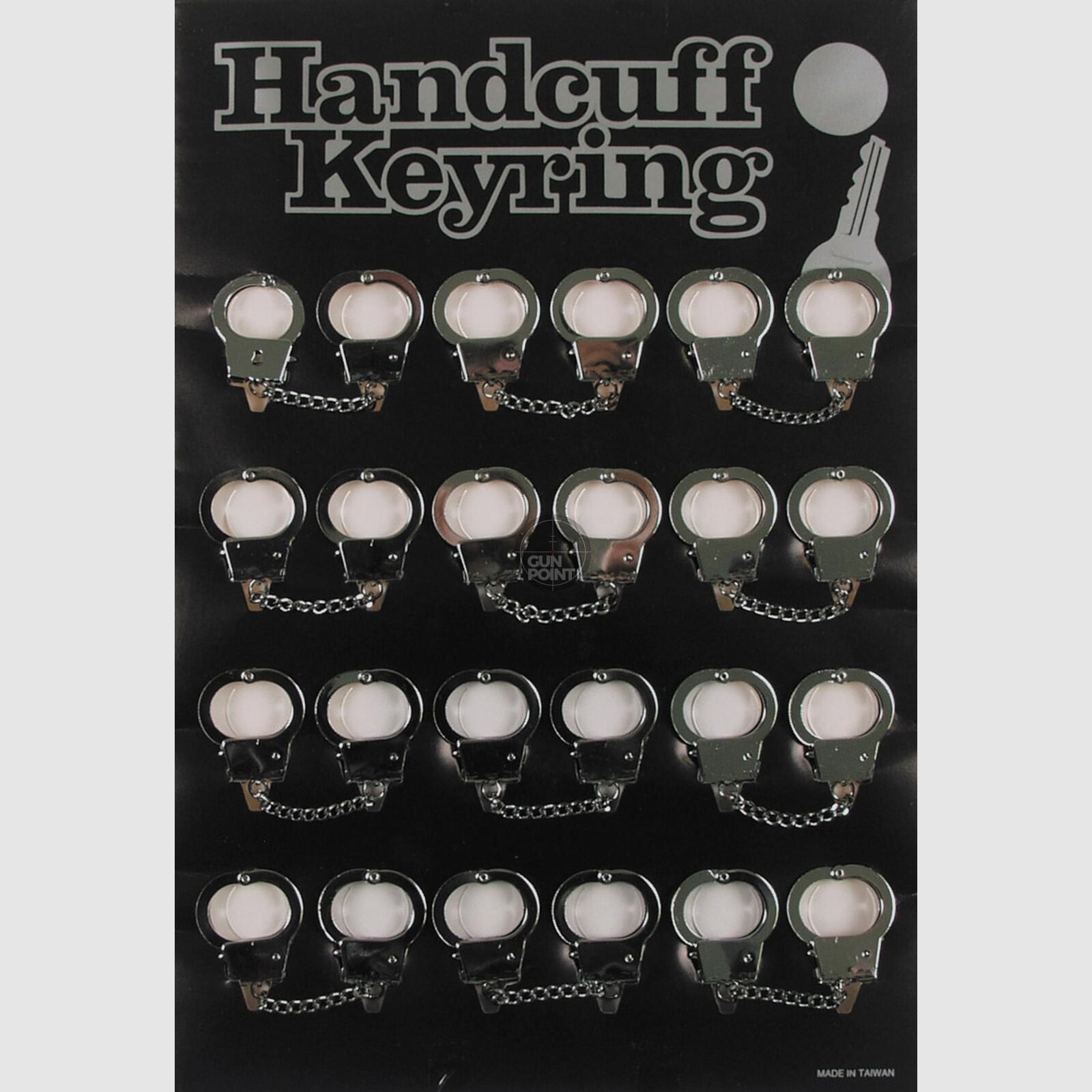 Mini Handschelle, silber, Metall, Schlsselanhnger,1 Stk.