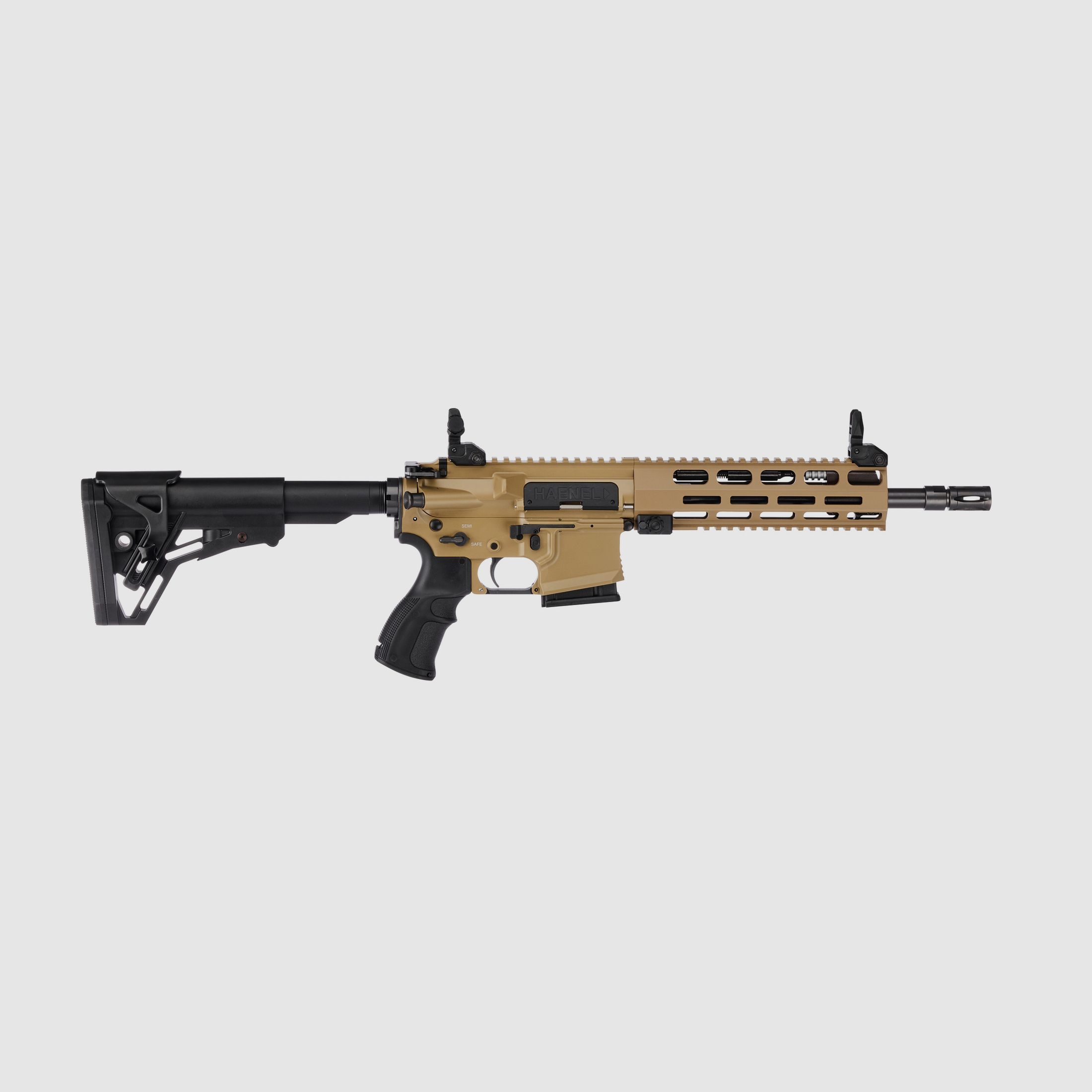 Haenel CR 223 M-LOK Handguard Barrel Length 254 mm | Match Trigger | Short Handguard | Sand Color | Not Sport Approved, Cal. .223 Rem., image 1 of 2