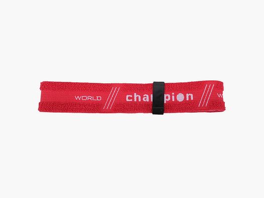 Fascia Champion Velcro rossa 1 clip berretto da tiro/fascia