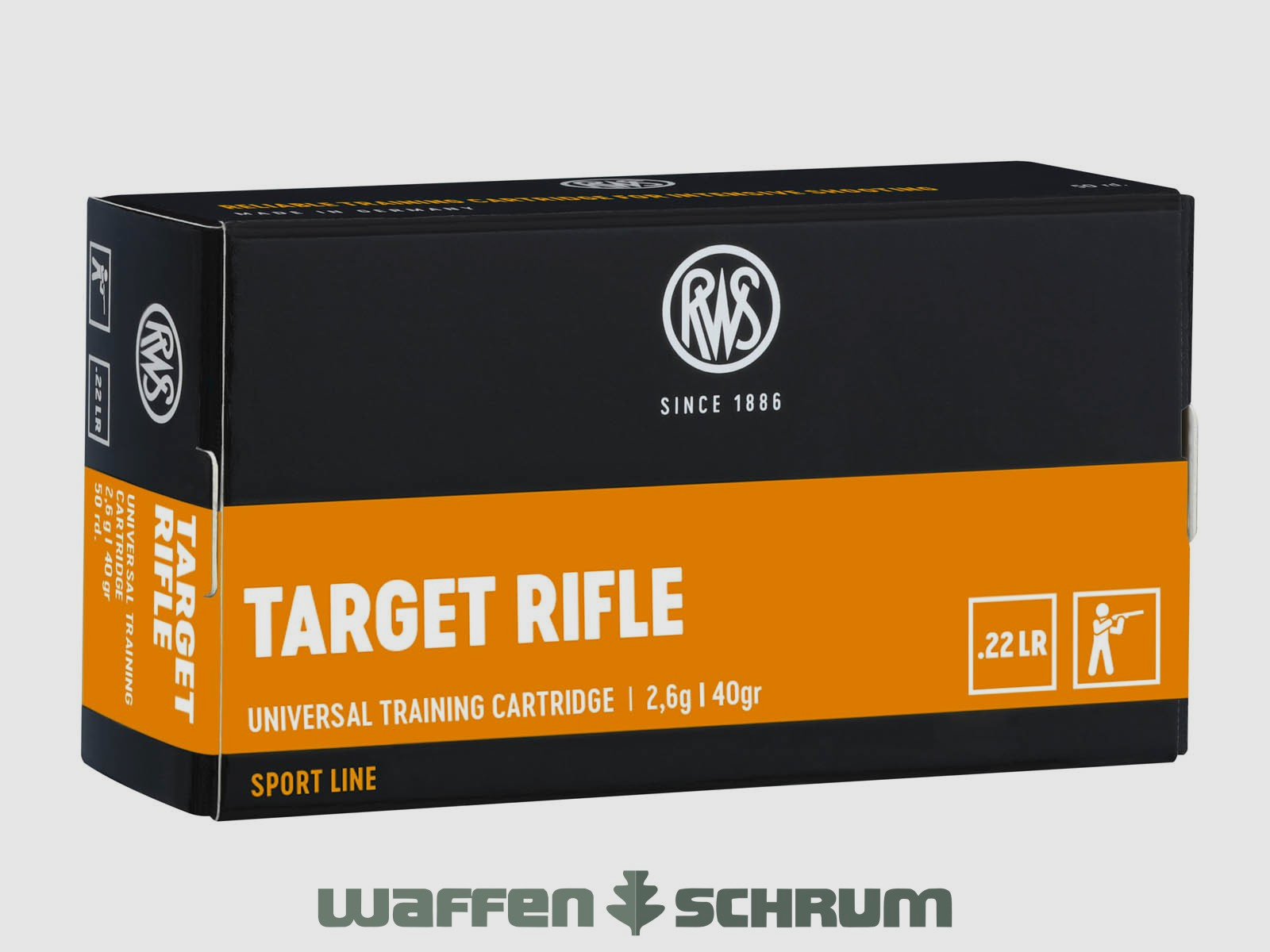 RWS .22lr Target Rifle 2,6g - 40gr
