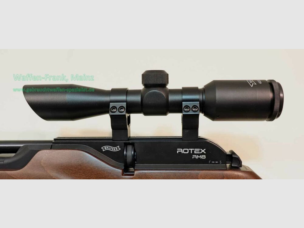 Walther - Ulm Rotex RM8 BLK-WD met richtkijker 4x32 4,5mm/.177