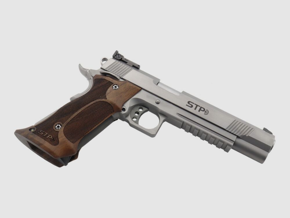 STP TM 28 6.0 mit Nill Match-German-Master Griff und TM 6.0 Wechselsystem 9mm Luger und BOMAR Visierung