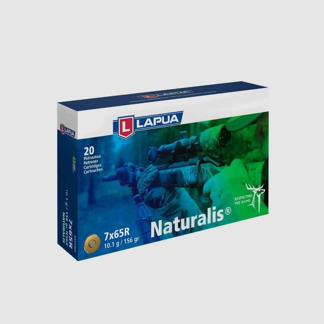 Lapua 7x65R Naturalis hunting ammunition lead-free