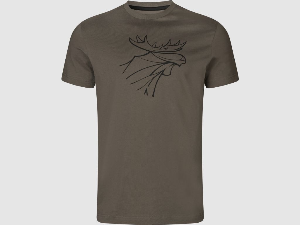 Hrkila Graphic Shirt 2er - Pack Braun Grau