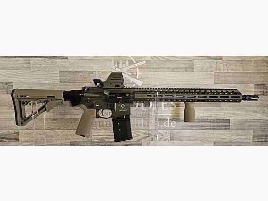 Schmeisser AR15 M5FL Sondermodell MAGPUL 16,75" OD Green .223Rem mit Zieloptik - versandkostenfrei ! - Neuware vom Fachhandel