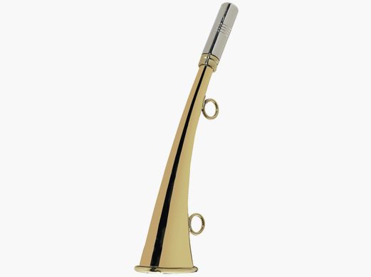 FLACHER LOCKPFEIFE AUS BRASS 16 CM