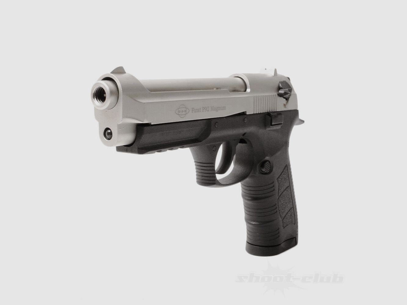 Ekol P92 Magnum Schreckschusspistol 9mmPAK Nickel Platzpatronen